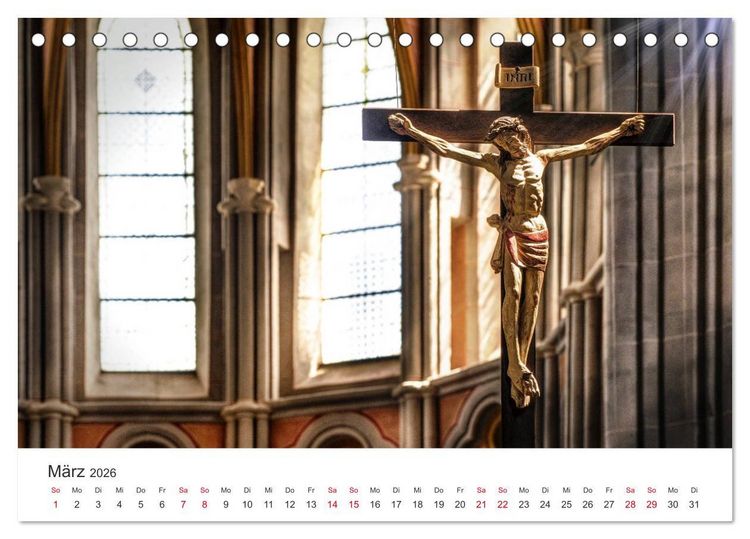 Produktbild: Abtei Marienstatt (Tischkalender 2026 DIN A5 quer), CALVENDO Monatskalender