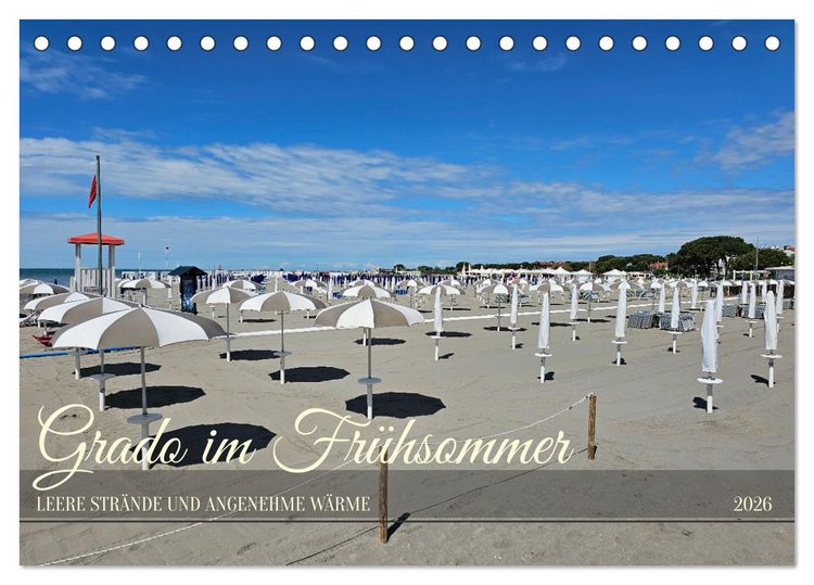 Produktbild: Grado im Fr&uuml;hsommer (Tischkalender 2026 DIN A5 quer), CALVENDO Monatskalender