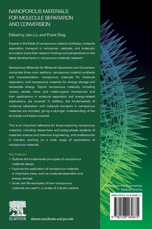 Produktbild: Nanoporous Materials for Molecule Separation and Conversion