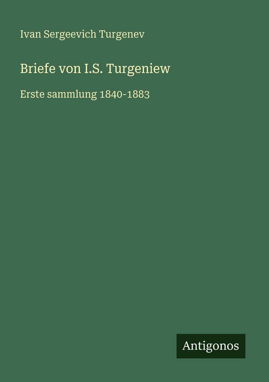 Produktbild: Briefe von I.S. Turgeniew