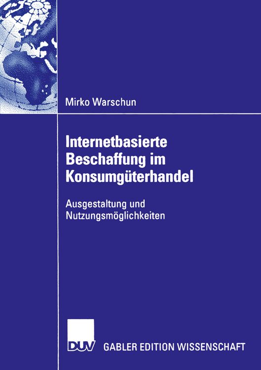 Produktbild: Internetbasierte Beschaffung im Konsumg&uuml;terhandel