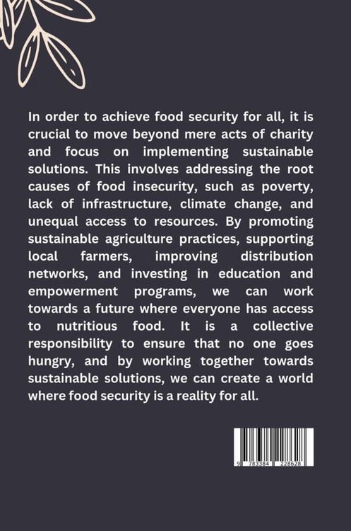 Produktbild: Food Security for All: Beyond Charity, Towards Sustainable Solutions