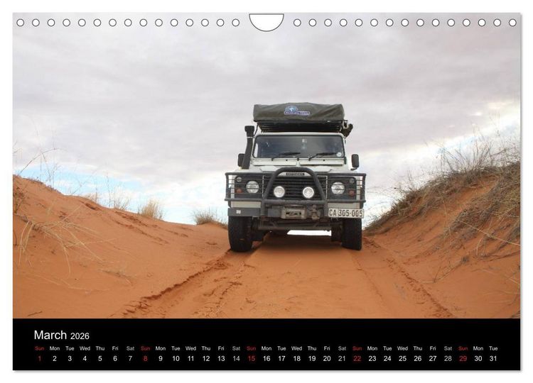 Produktbild: Off-road adventures in Africa (Wall Calendar 2026 DIN A4 landscape), CALVENDO 12 Month Wall Calendar