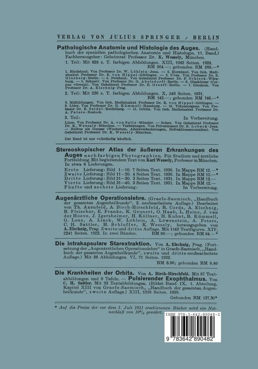 Produktbild: Bericht &uuml;ber die F&uuml;nfzigste Zusammenkunft der Deutschen Ophthalmologischen Gesellschaft in Heidelberg 1934