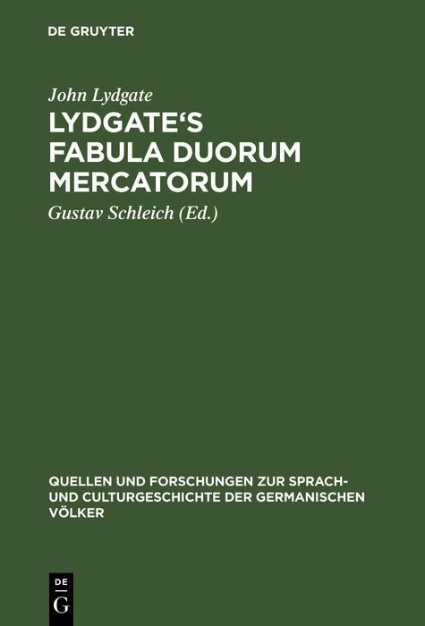 Produktbild: Lydgate's Fabula duorum mercatorum