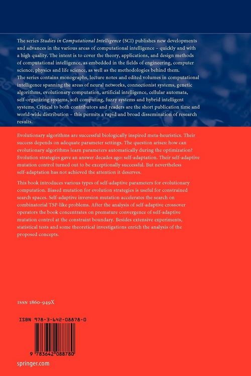 Produktbild: Self-Adaptive Heuristics for Evolutionary Computation