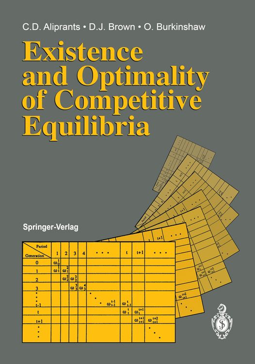 Produktbild: Existence and Optimality of Competitive Equilibria