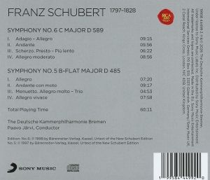 Produktbild: Schubert: Symphonies No. 5 & No. 6