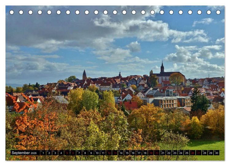Produktbild: Schwalmstadt - Mittelpunkt des Rotk&auml;ppchenlands (Tischkalender 2026 DIN A5 quer), CALVENDO Monatskalender