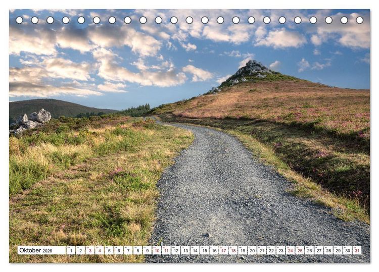 Produktbild: Unterwegs - Camino Primitivo. Zu Fu&szlig; auf der &auml;ltesten Route des Jakobsweges (Tischkalender 2026 DIN A5 quer), CALVENDO Monatskalender