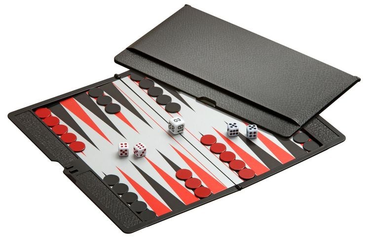 Produktbild: Backgammon, Kunststoff, Reisespiel, magnetisch
