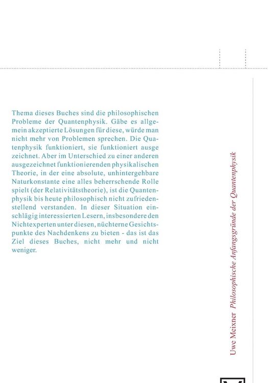 Produktbild: Philosophische Anfangsgr&uuml;nde der Quantenphysik