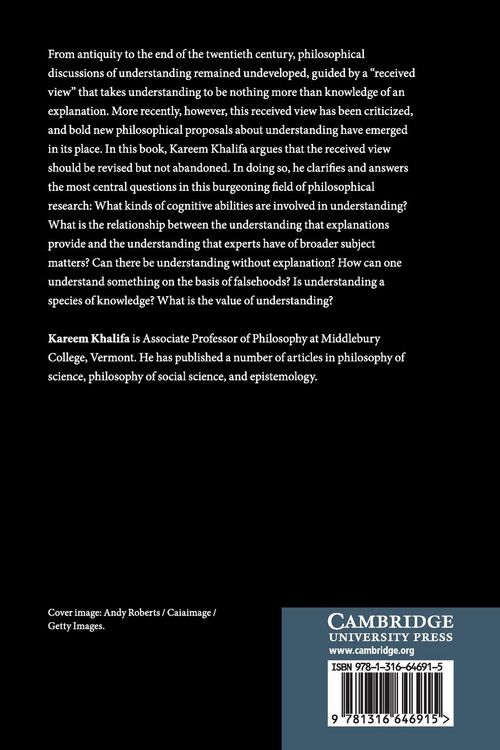 Produktbild: Understanding, Explanation, and Scientific Knowledge