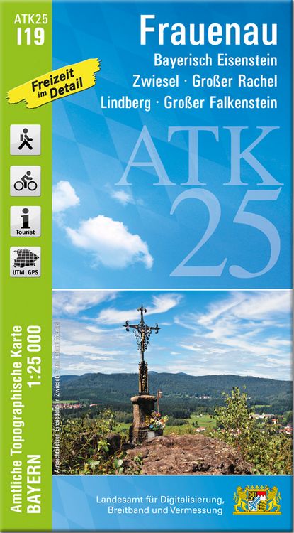 Produktbild: ATK25-I19 Frauenau (Amtliche Topographische Karte 1:25000)