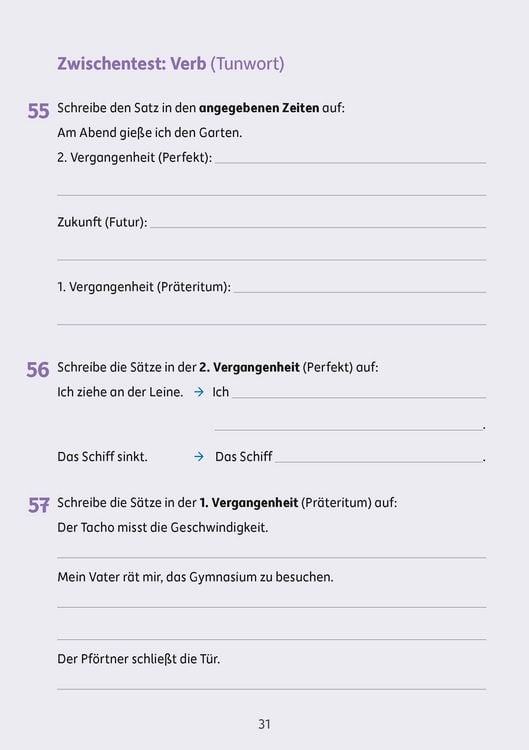 Produktbild: Deutsch 4. Klasse &Uuml;bungsheft - Grammatik