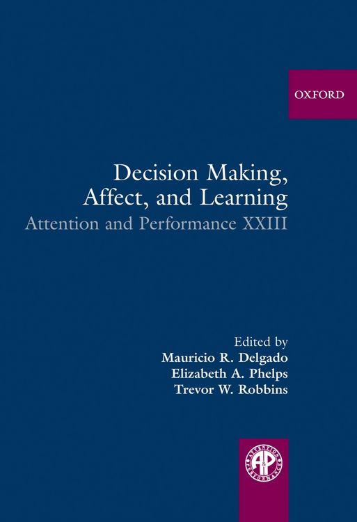 Produktbild: Decision Making, Affect, and Learning