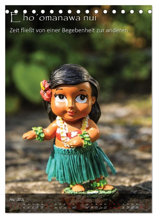Produktbild: Hula Dancer - Hawaiianische Weisheiten (Tischkalender 2026 DIN A5 hoch), CALVENDO Monatskalender
