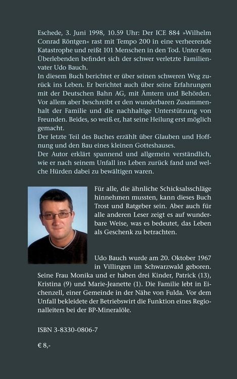 Produktbild: Zugungl&uuml;ck von Eschede &uuml;berlebt