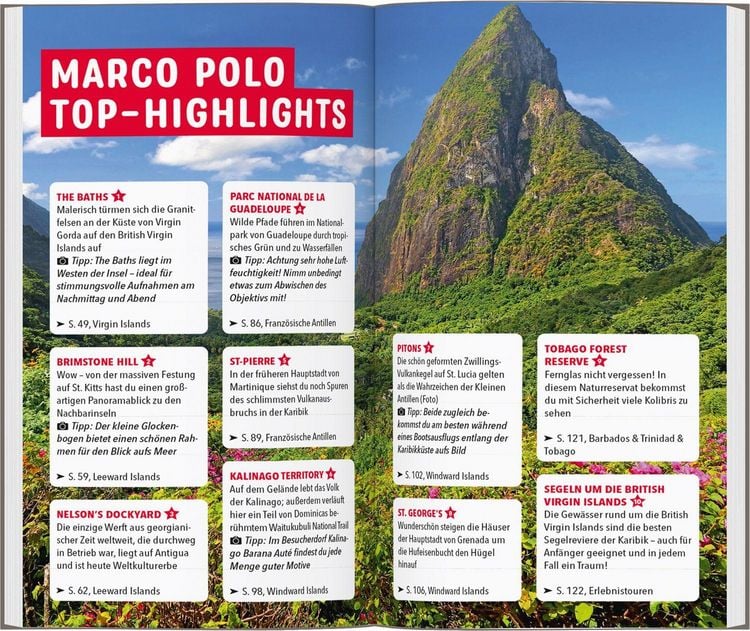 Produktbild: MARCO POLO Reisef&uuml;hrer Karibik, Kleine Antillen - Barbados, Trinidad & Tobago, Windward Island, Franz&ouml;sische & Niederl&auml;ndische Antillen, Leeward & Virgin Islands