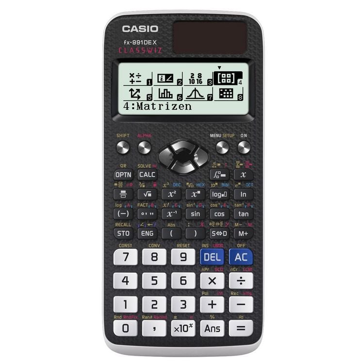 Produktbild: Casio Schulrechner FX-991DEX ClassWiz, 16-stellig, nat&uuml;rliches Display
