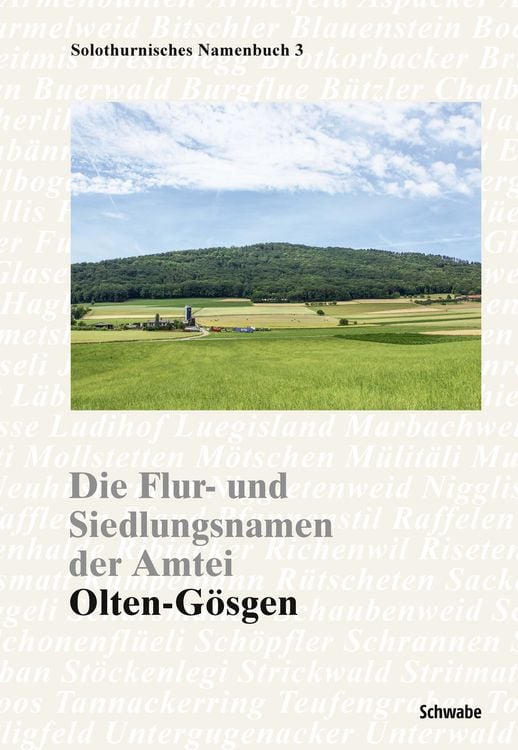 Produktbild: Die Flur- und Siedlungsnamen der Amtei Olten-G&ouml;sgen
