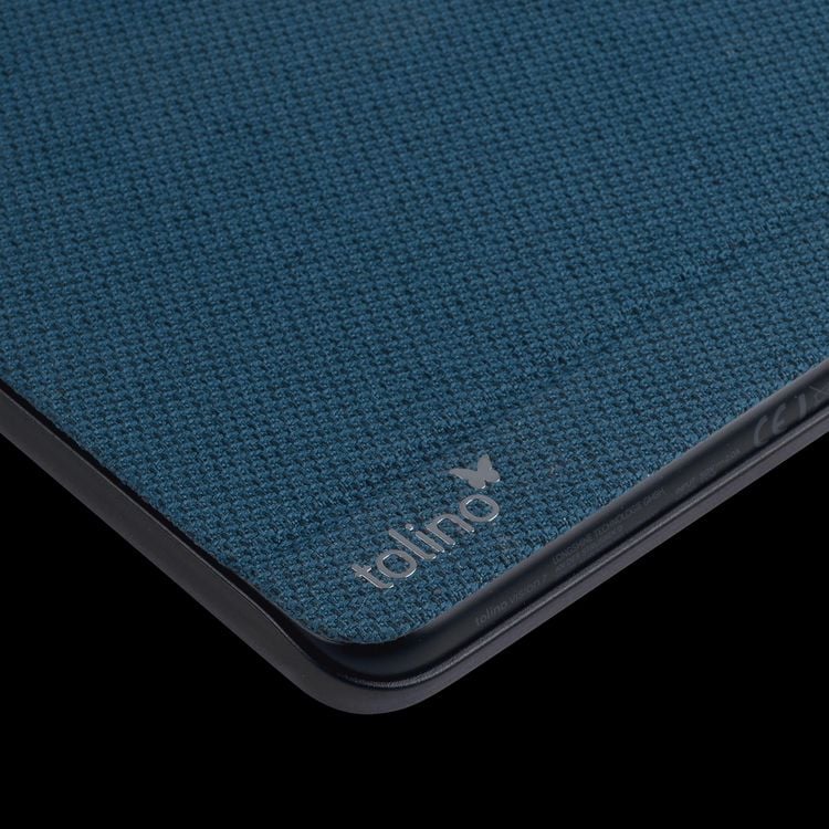 Produktbild: tolino vision color - Tasche Premium - Blue Weave