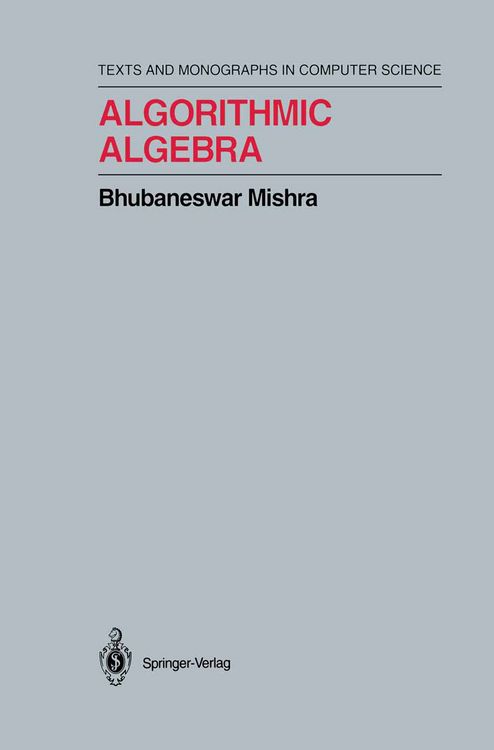 Produktbild: Algorithmic Algebra