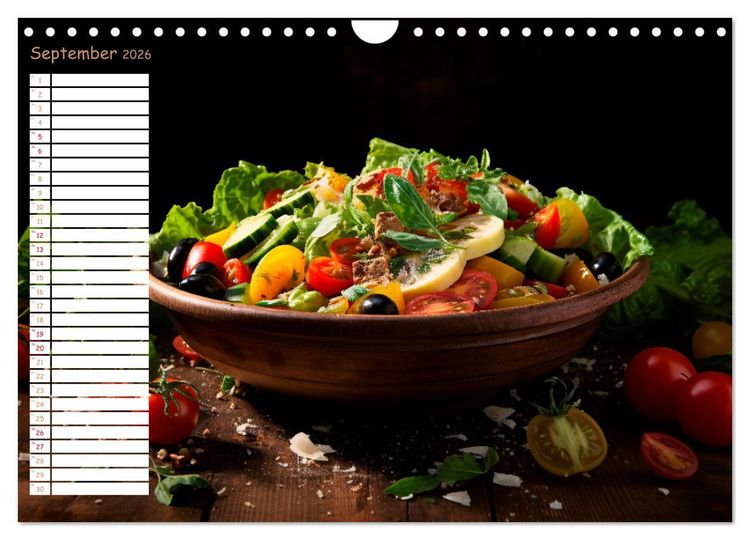 Produktbild: Fastfood &Auml;sthetik (Wandkalender 2026 DIN A4 quer), CALVENDO Monatskalender