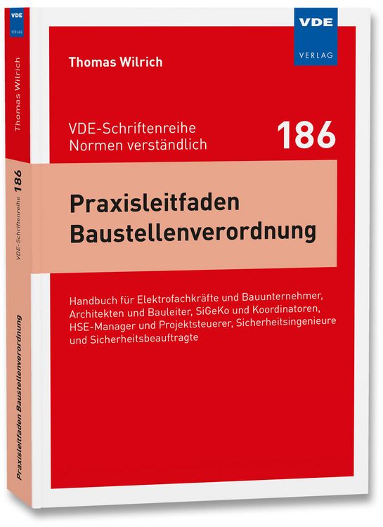 Produktbild: Praxisleitfaden Baustellenverordnung