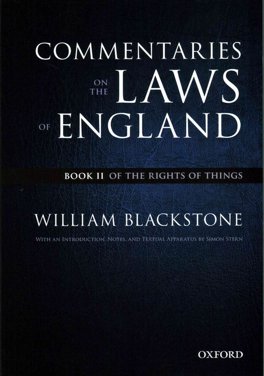 Produktbild: The Oxford Edition of Blackstone's: Commentaries on the Laws of England
