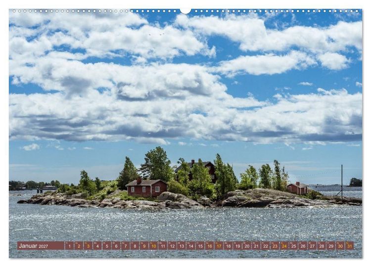 Produktbild: Helsinki klassisch bis modern (Wandkalender 2027 DIN A2 quer), CALVENDO Monatskalender