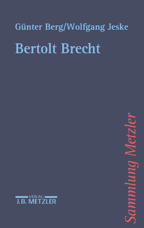 Produktbild: Bertolt Brecht