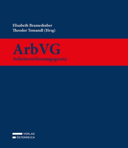 Produktbild: ArbVG - Arbeitsverfassungsgesetz