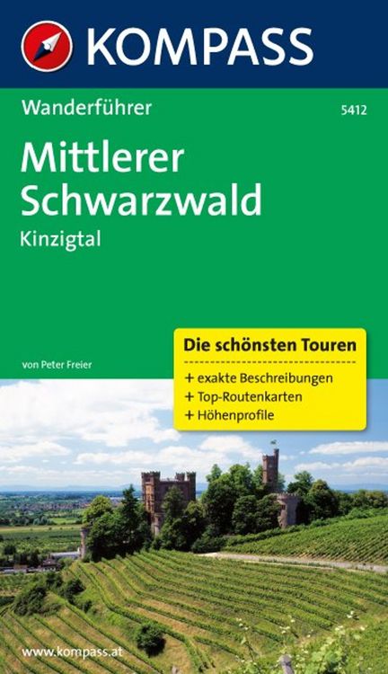 Produktbild: KOMPASS Wanderf&uuml;hrer Mittlerer Schwarzwald, Kinzigtal