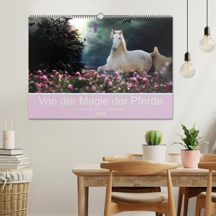 Produktbild: Von der Magie der Pferde (Wandkalender 2026 DIN A2 quer), CALVENDO Monatskalender
