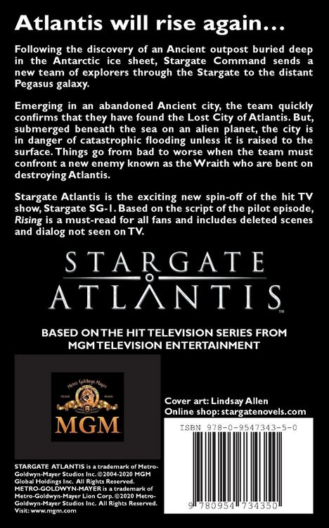 Produktbild: STARGATE ATLANTIS Rising