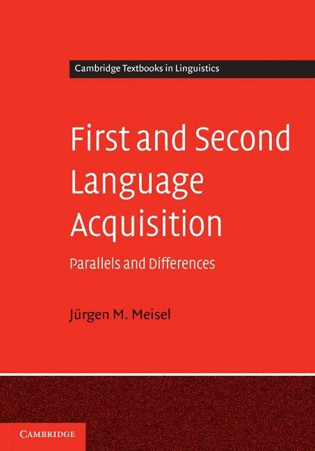 Produktbild: First and Second Language Acquisition