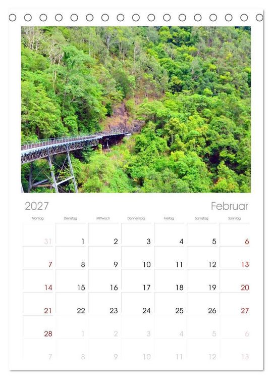 Produktbild: Faszination Australien - eine Traumreise (Tischkalender 2027 DIN A5 hoch), CALVENDO Monatskalender