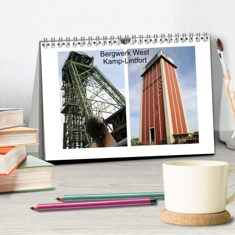 Produktbild: Bergwerk West Kamp-Lintfort (Tischkalender 2026 DIN A5 quer), CALVENDO Monatskalender
