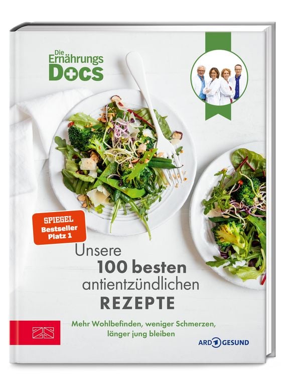 Produktbild: Die Ern&auml;hrungs-Docs &ndash; Unsere 100 besten antientz&uuml;ndlichen Rezepte