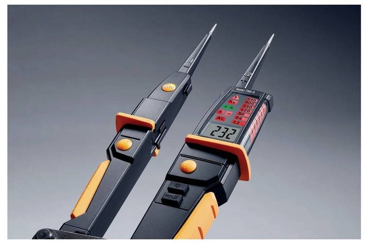 Produktbild: Testo 750-3 Zweipoliger Spannungspr&uuml;fer CAT IV 600 V, CAT III 1000V LED, LCD