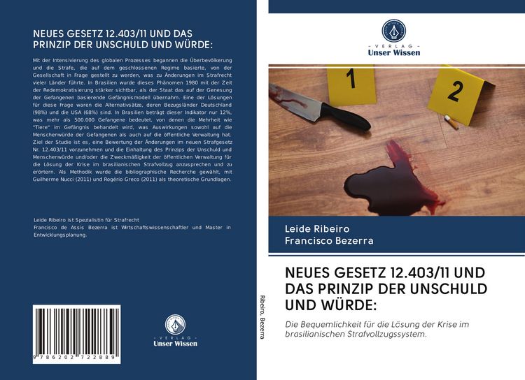 Produktbild: Neues Gesetz 12.403/11 und das Prinzip der Unschuld und W&uuml;rde: