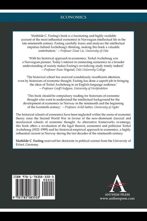 Produktbild: Torkel Aschehoug and Norwegian Historical Economic Thought