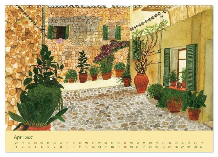 Produktbild: Kunstkalender 2027 - Augenblicke der Malerei (Wandkalender 2027 DIN A2 quer), CALVENDO Monatskalender