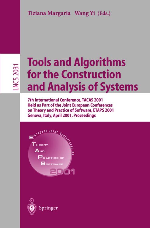 Produktbild: Tools and Algorithms for the Construction and Analysis of Systems