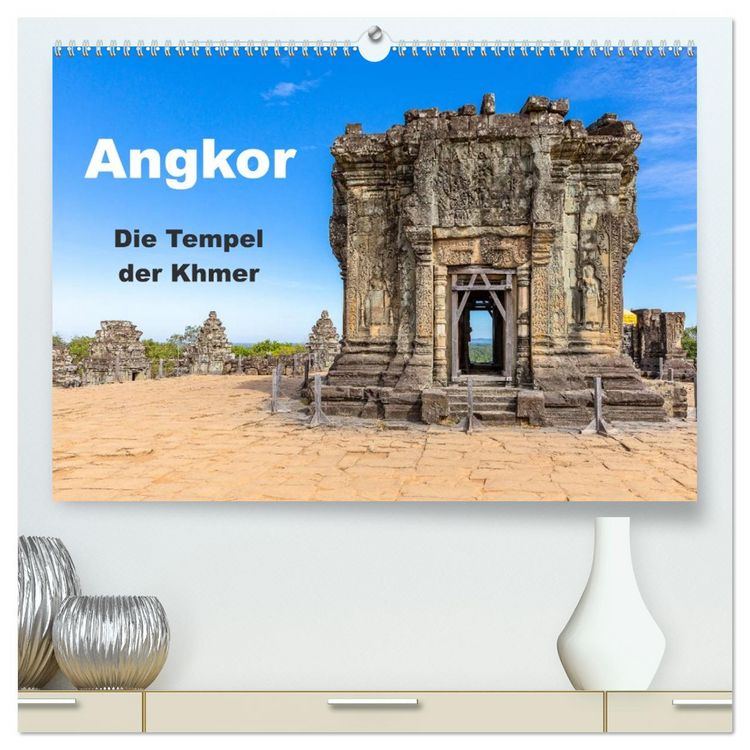Produktbild: Angkor - Die Tempel der Khmer (hochwertiger Premium Wandkalender 2026 DIN A2 quer), Kunstdruck in Hochglanz