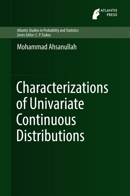Produktbild: Characterizations of Univariate Continuous Distributions