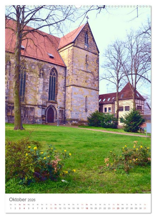 Produktbild: Helmstedt - Historische Stadt mit besonderem Flair (Wandkalender 2026 DIN A2 hoch), CALVENDO Monatskalender