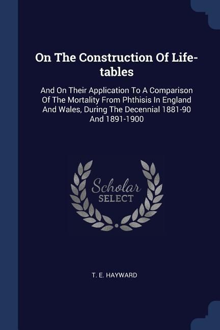 Produktbild: On The Construction Of Life-tables
