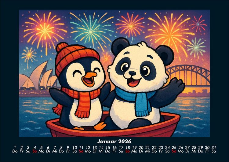Produktbild: Pico & Pippin in Australien 2026 Fotokalender DIN A4